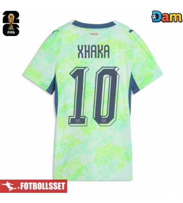 Schweiz Granit Xhaka #10 Bortatröja Dam VM 2026 Kortärmad